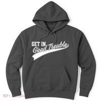 Sporty Get In Good Trouble John Lewis Tribute Hoodie thumb 0