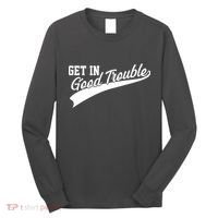 Sporty Get In Good Trouble John Lewis Tribute Long Sleeve Shirt thumb 0