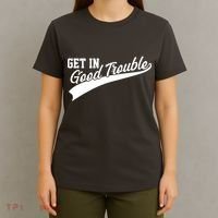 Sporty Get In Good Trouble John Lewis Tribute T-Shirt thumb 4