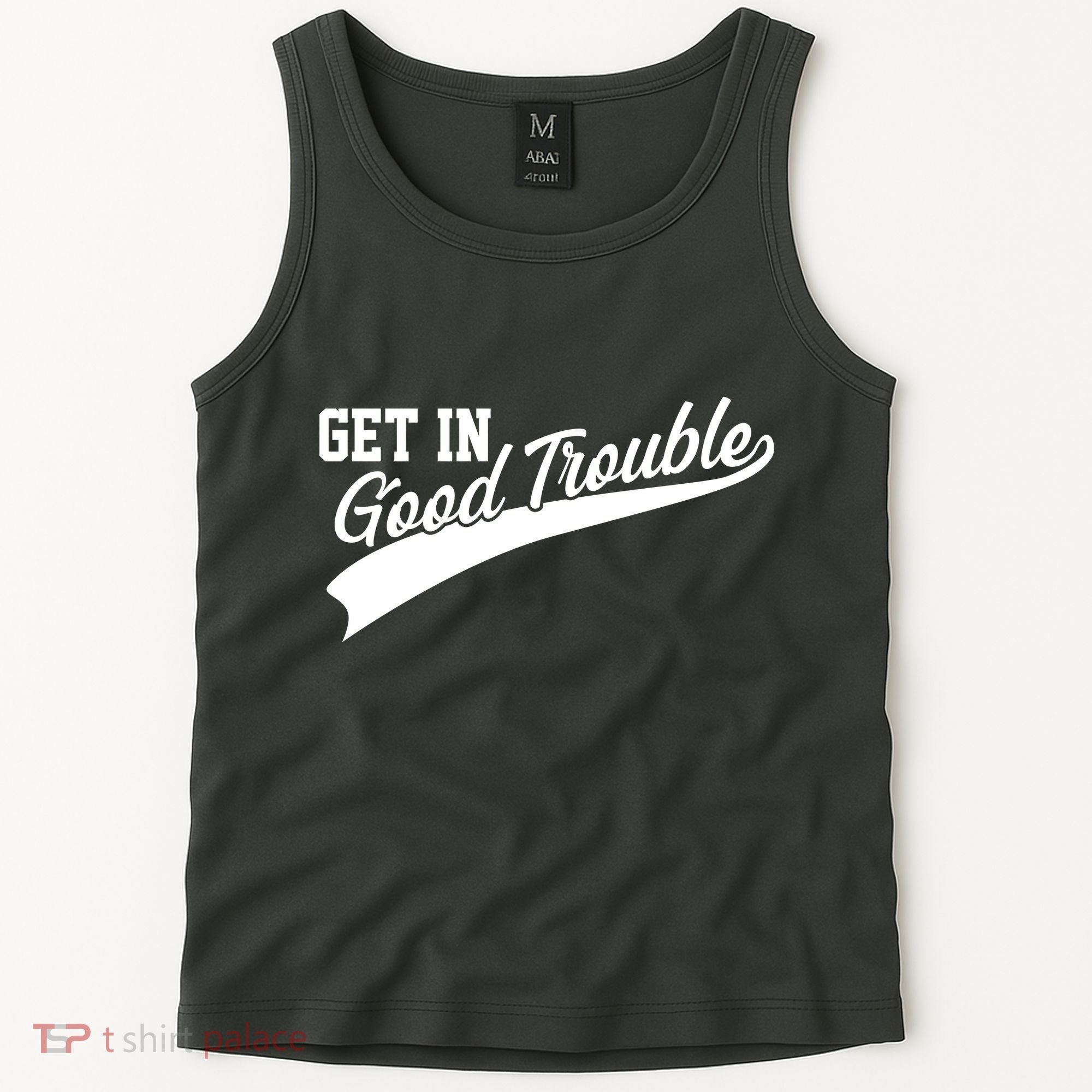 Sporty Get In Good Trouble John Lewis Tribute Tank Top