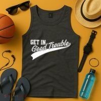 Sporty Get In Good Trouble John Lewis Tribute Tank Top thumb 4
