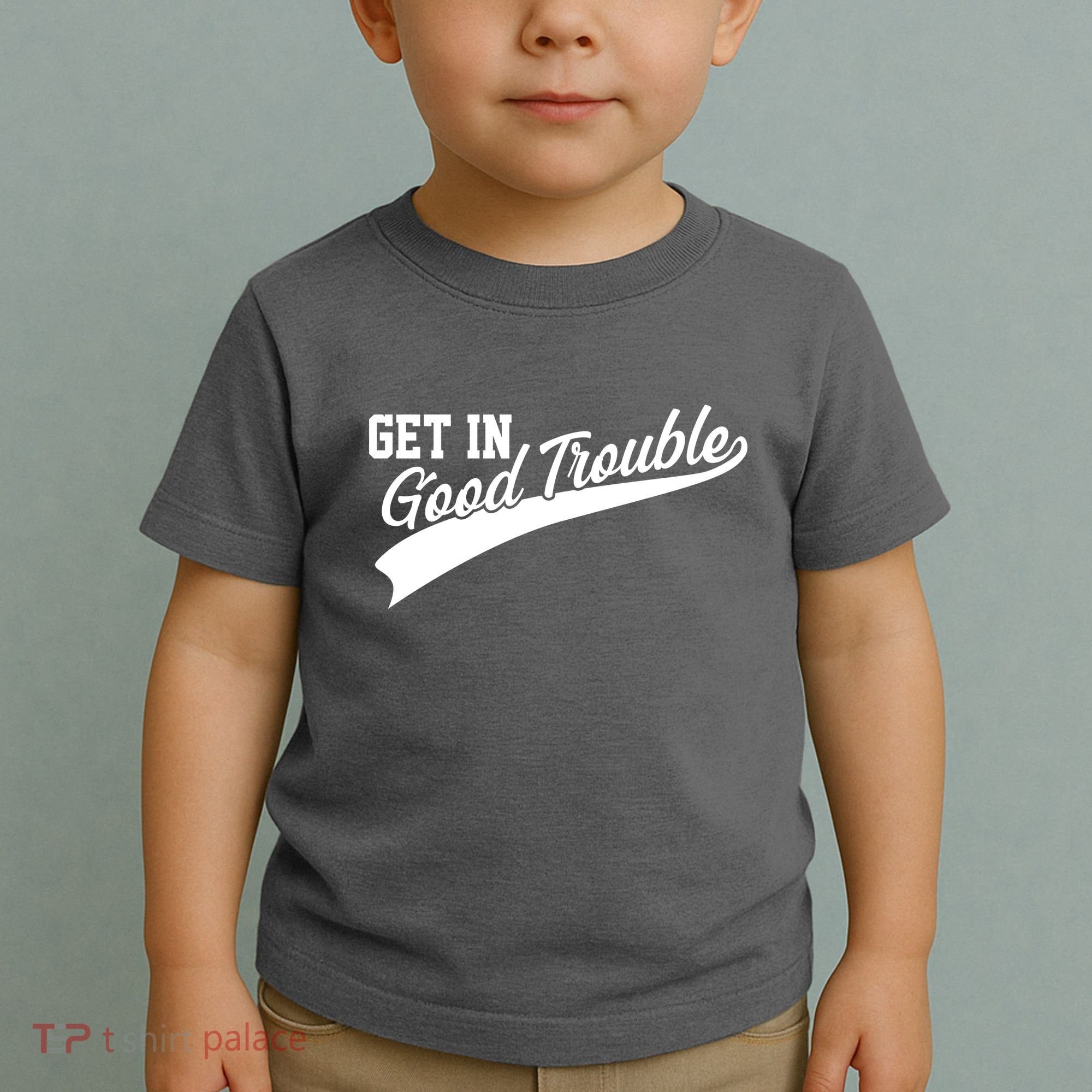 Sporty Get In Good Trouble John Lewis Tribute Toddler T-Shirt