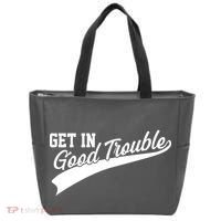 Sporty Get In Good Trouble John Lewis Tribute Tote Bag thumb 0