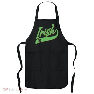 Sporty St. Patrick's Day Irish Logo Apron