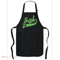 Sporty St. Patrick's Day Irish Logo Apron thumb 0