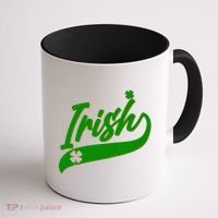 Sporty St. Patrick's Day Irish Logo Coffee Mug thumb 1