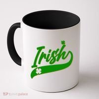 Sporty St. Patrick's Day Irish Logo Coffee Mug thumb 0