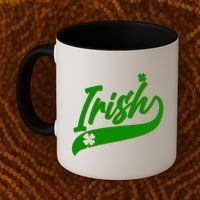 Sporty St. Patrick's Day Irish Logo Coffee Mug thumb 2