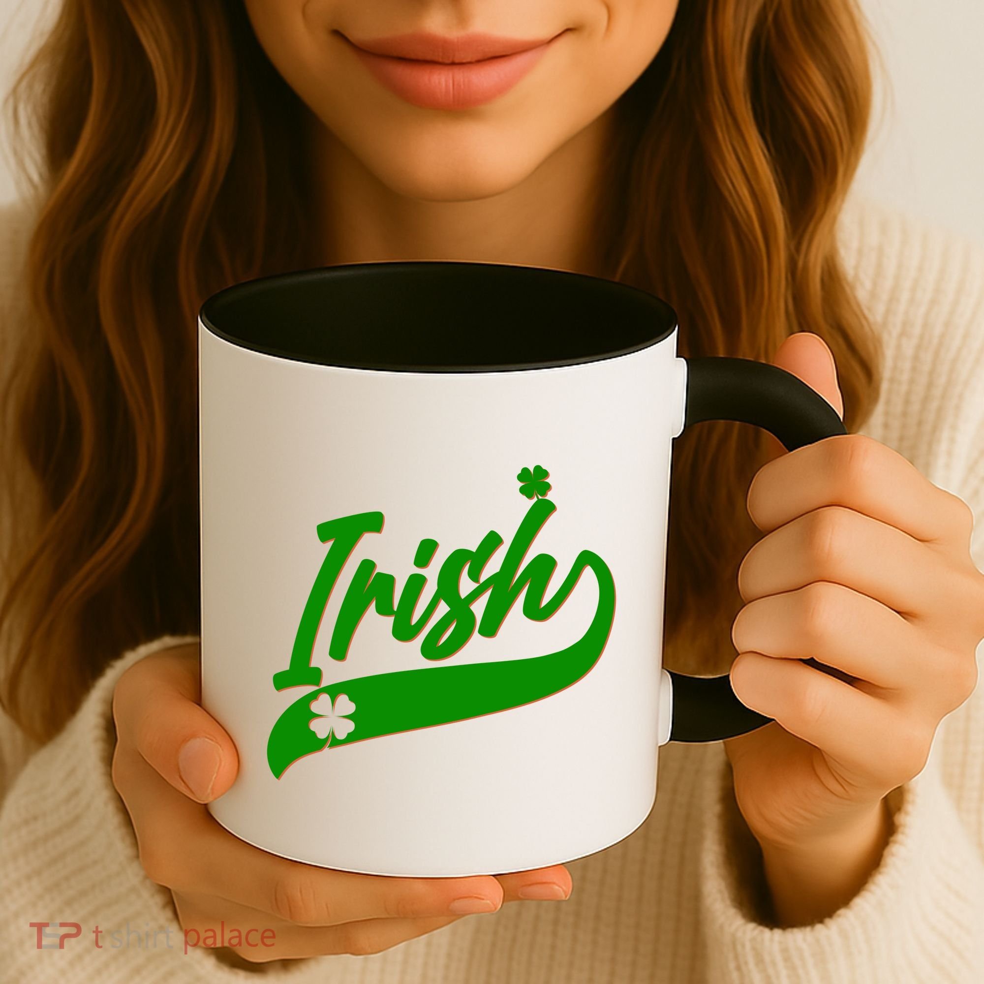 Sporty St. Patrick's Day Irish Logo Coffee Mug