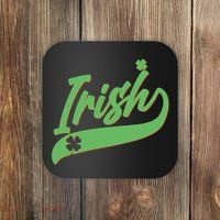Sporty St. Patrick's Day Irish Logo Coaster thumb 0