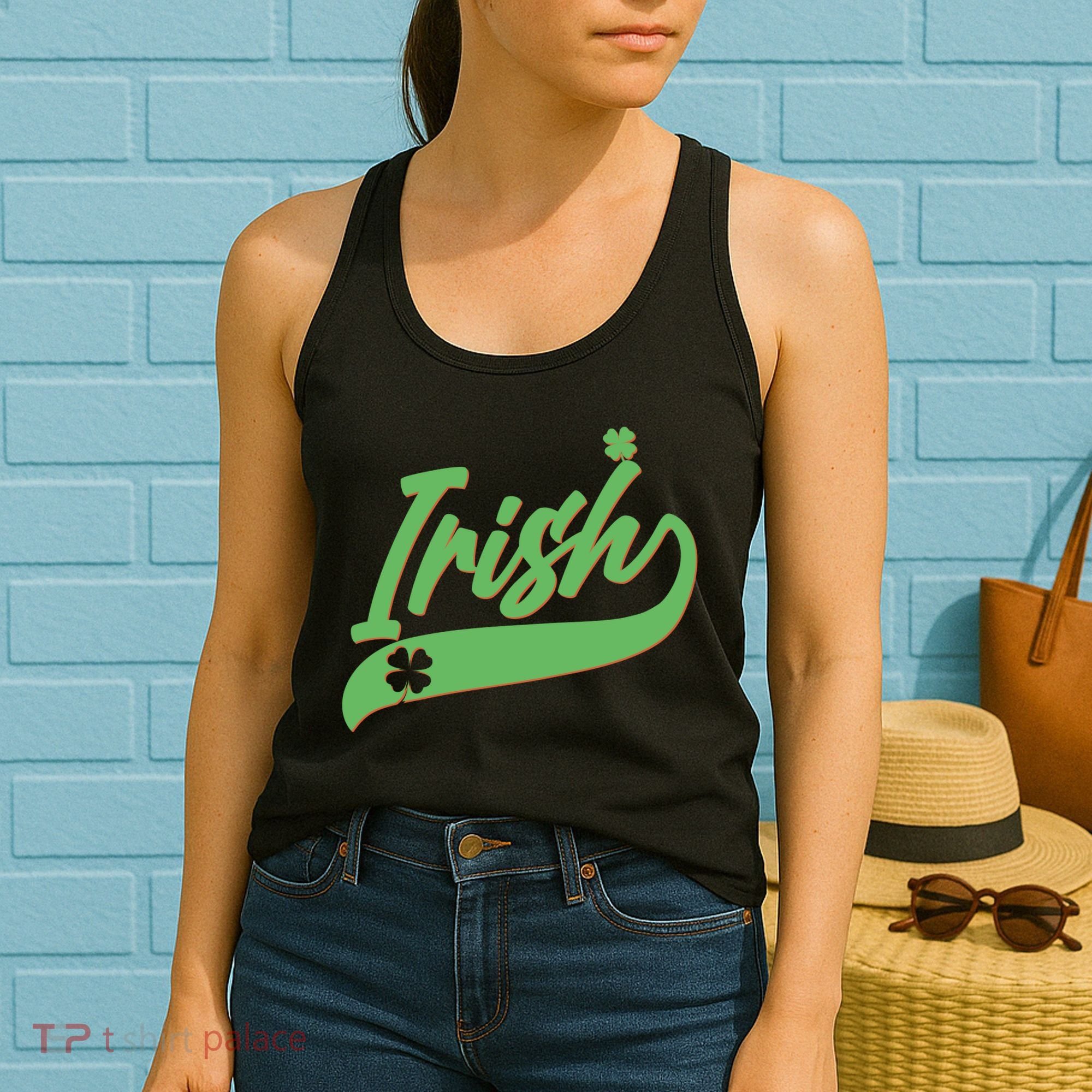 Sporty St. Patrick's Day Irish Logo Women's Tank Top