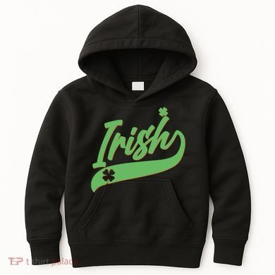 Sporty St. Patrick's Day Irish Logo Kids Hoodie