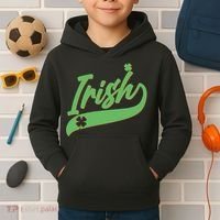 Sporty St. Patrick's Day Irish Logo Kids Hoodie thumb 2