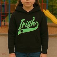 Sporty St. Patrick's Day Irish Logo Kids Hoodie thumb 3