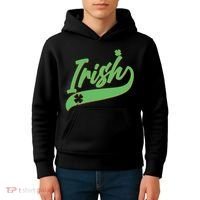 Sporty St. Patrick's Day Irish Logo Kids Hoodie thumb 4