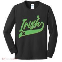 Sporty St. Patrick's Day Irish Logo Kids Long Sleeve Shirt thumb 0