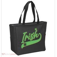 Sporty St. Patrick's Day Irish Logo Tote Bag thumb 2