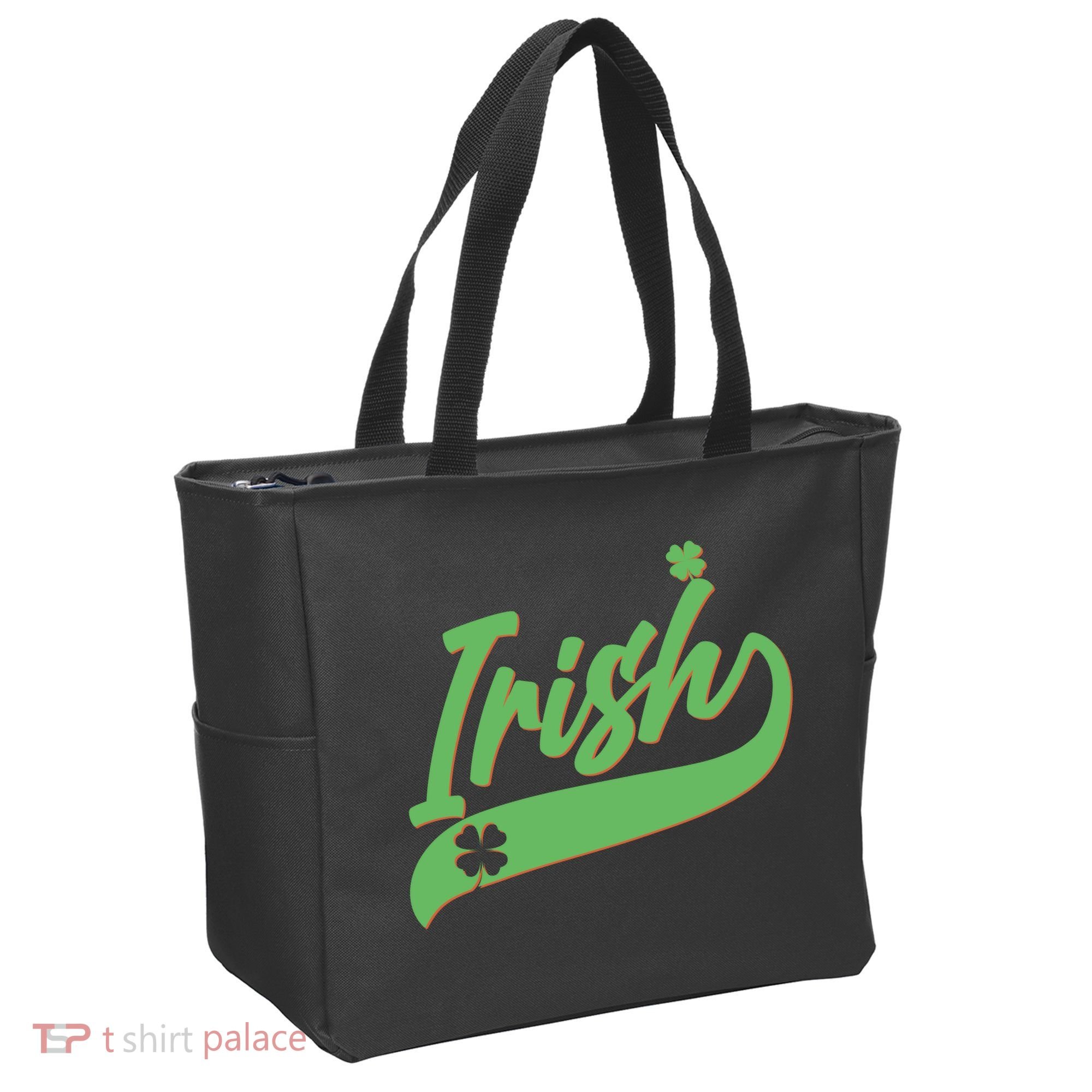 Sporty St. Patrick's Day Irish Logo Tote Bag