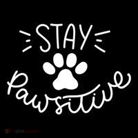 Stay Pawsitive (Positive) Gift Ornament thumb 1