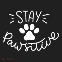 Stay Pawsitive (Positive) Gift Golf Towel thumb 3