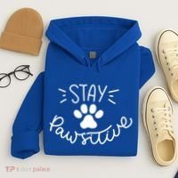 Stay Pawsitive (Positive) Gift Hoodie thumb 4