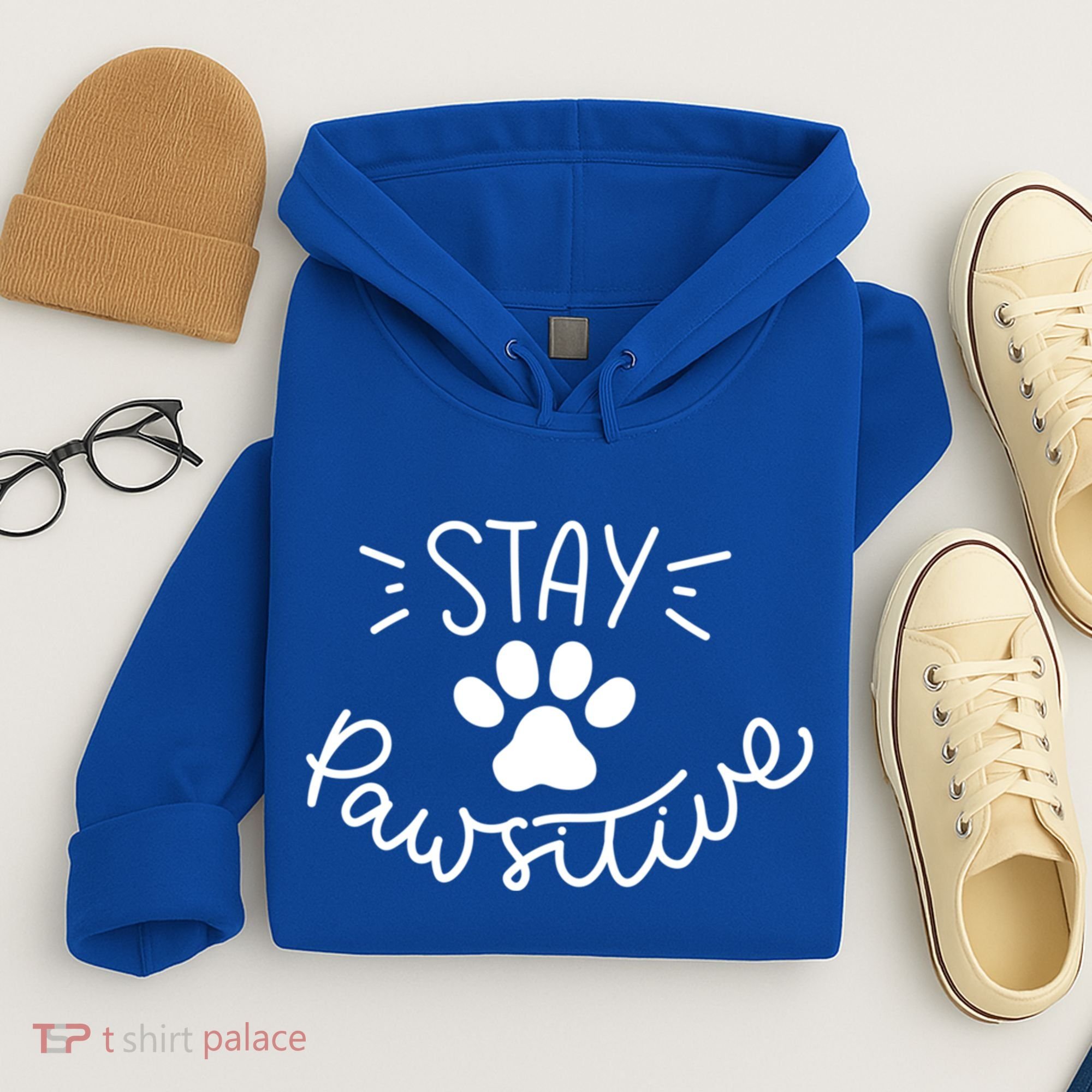 Stay Pawsitive (Positive) Gift Hoodie