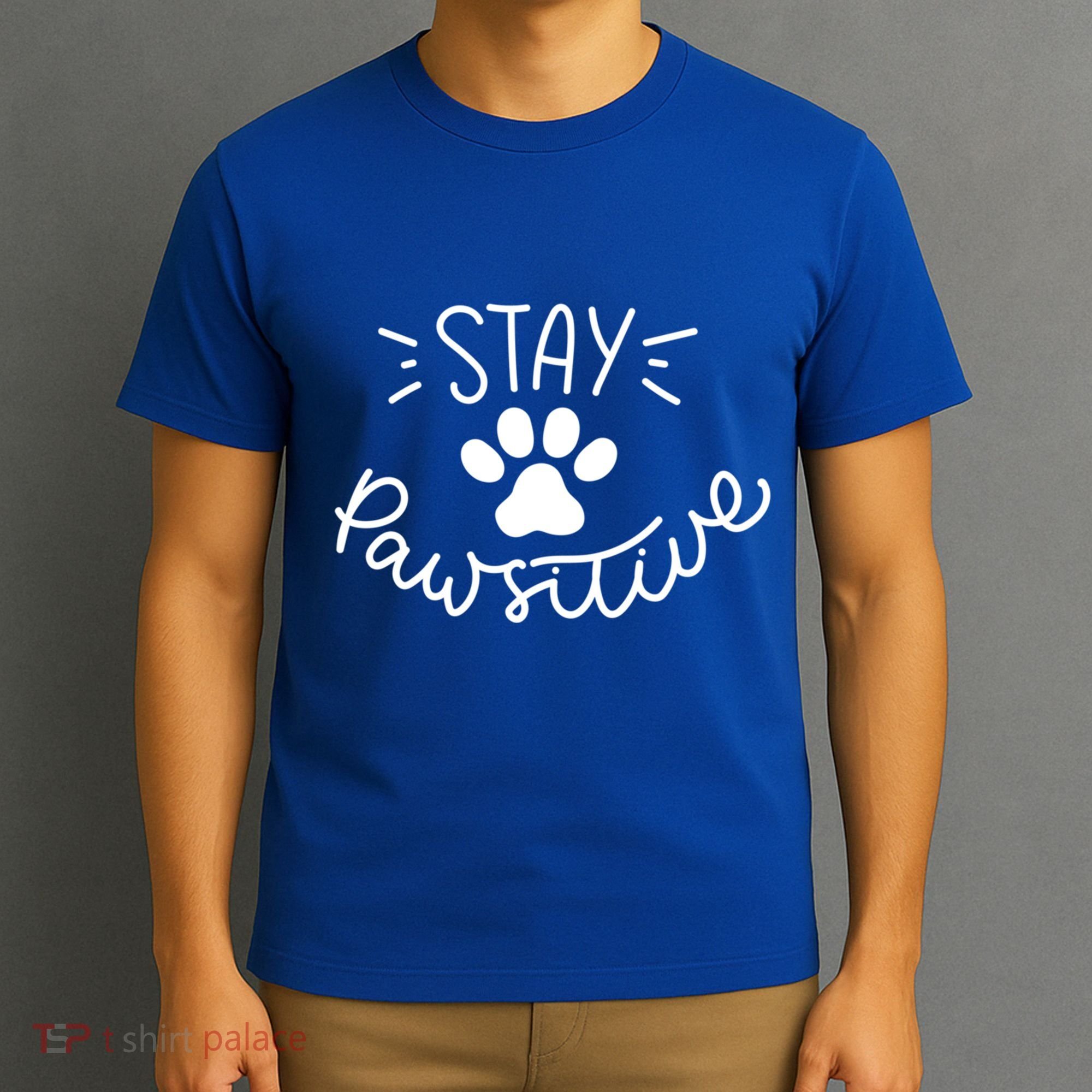 Stay Pawsitive (Positive) Gift T-Shirt