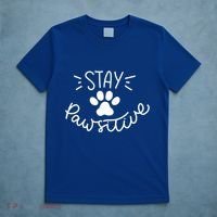 Stay Pawsitive (Positive) Gift T-Shirt thumb 5