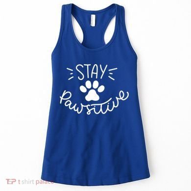 Stay Pawsitive (Positive) Gift Women's Tank Top