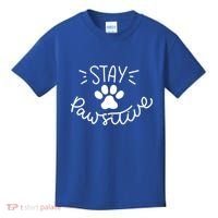 Stay Pawsitive (Positive) Gift Kids T-Shirt thumb 0