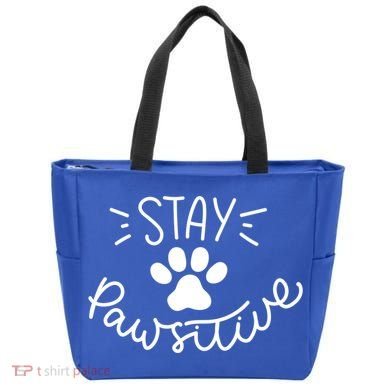 Stay Pawsitive (Positive) Gift Tote Bag