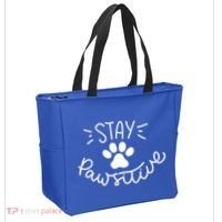 Stay Pawsitive (Positive) Gift Tote Bag thumb 2