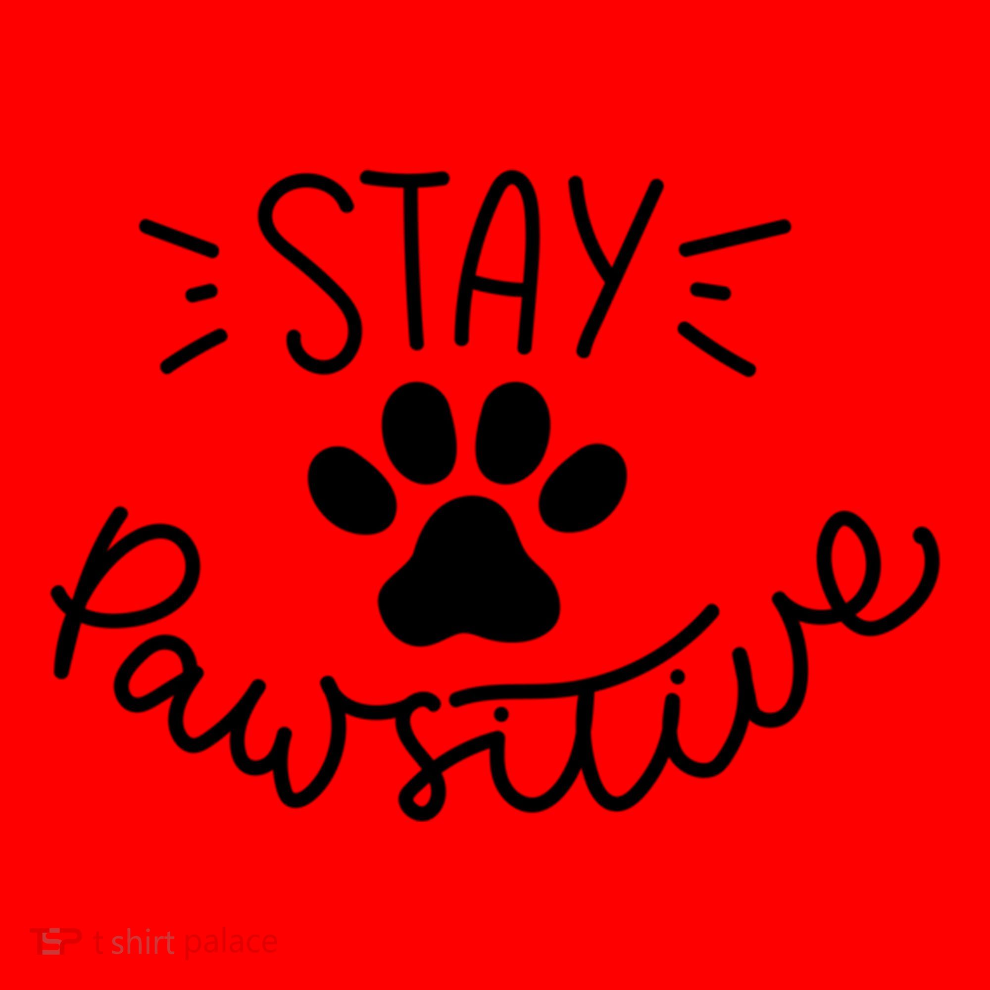 Stay Pawsitive (Positive) Gift Santa Hat