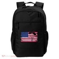 Sky Paraglider Paramotor Paragliding American Flag Skydiving Gift Backpack thumb 0