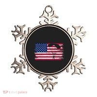 Sky Paraglider Paramotor Paragliding American Flag Skydiving Gift Ornament thumb 0