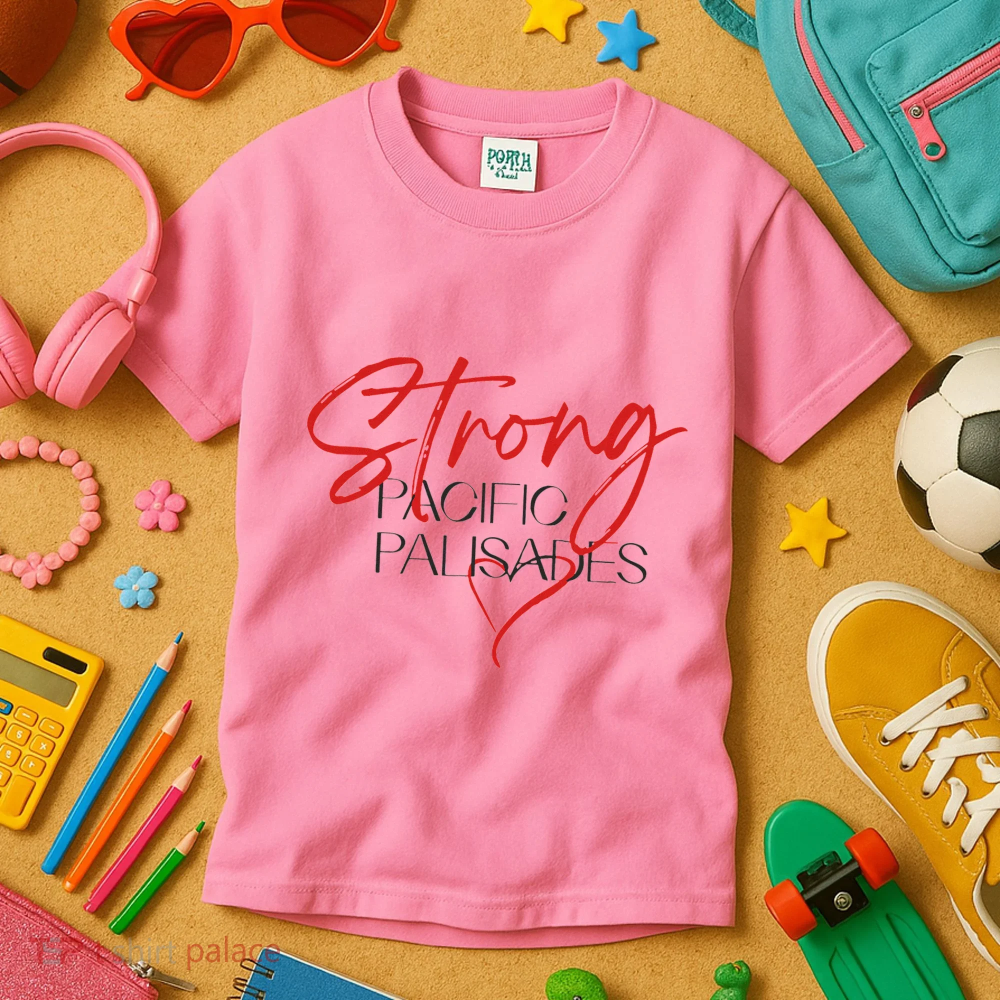 Strong Pacific Palisades La Kids T-Shirt
