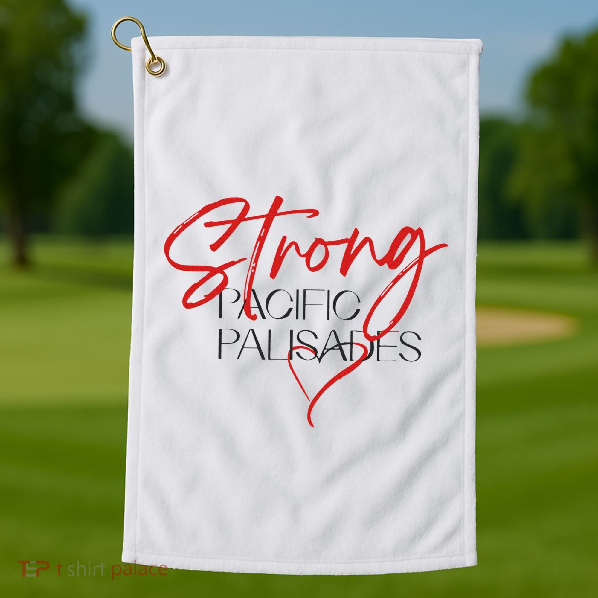 Strong Pacific Palisades La Golf Towel