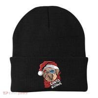 Santa Paws Pug Christmas Tee Kids Boys Xmas Funny Gift Pugmas Gift Beanie thumb 0