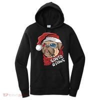 Santa Paws Pug Christmas Tee Kids Boys Xmas Funny Gift Pugmas Gift Women's Hoodie thumb 0