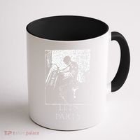 Skeleton Playing Piano Lets Party Halloween Coffee Mug thumb 1