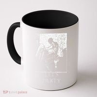 Skeleton Playing Piano Lets Party Halloween Coffee Mug thumb 0