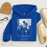Skeleton Playing Piano Lets Party Halloween Hoodie thumb 4