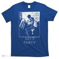 Skeleton Playing Piano Lets Party Halloween T-Shirt thumb 0