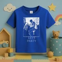 Skeleton Playing Piano Lets Party Halloween Toddler T-Shirt thumb 3