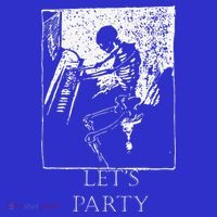 Skeleton Playing Piano Lets Party Halloween Visor thumb 3