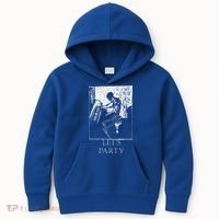Skeleton Playing Piano Lets Party Halloween Kids Hoodie thumb 0