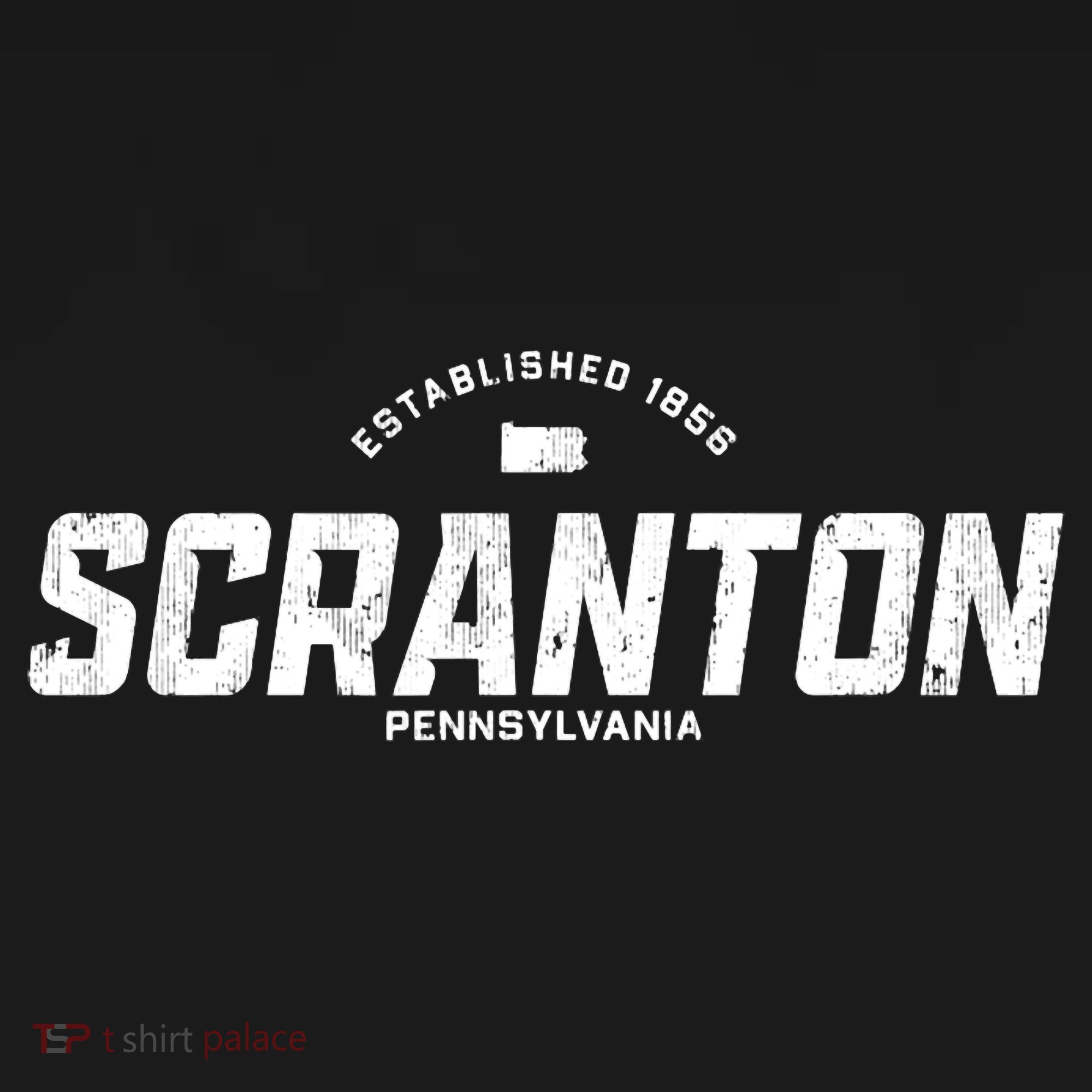 Scranton Pennsylvania Pa Vintage Athletic T-Shirt