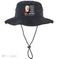 Saint Padre Pio Pray Hope And Dont Worry Catholic Christian Bucket Hat thumb 0
