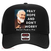 Saint Padre Pio Pray Hope And Dont Worry Catholic Christian Hat thumb 0