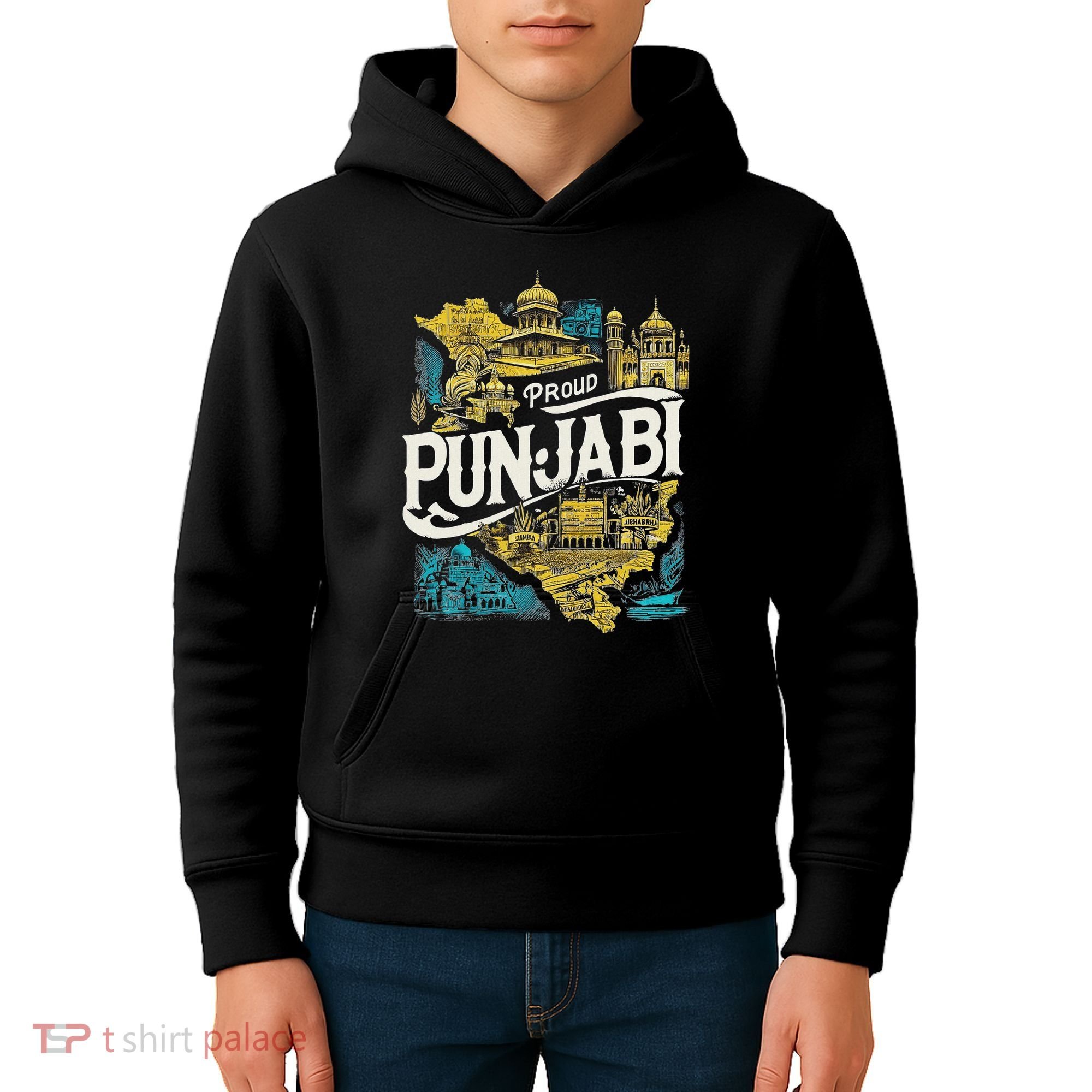 Sikh Punjab Proud Punjabi Kids Hoodie